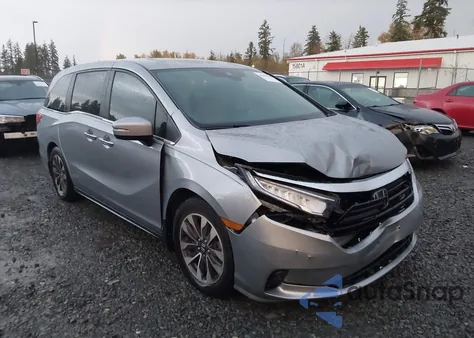 2022 Honda Odyssey Ex-L из США, поврежденный, VIN 5FNRL6H71NB029549